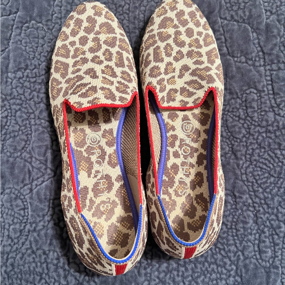 Rothy’s Loafer. Animal print. Size 9.5. Excellent condition.